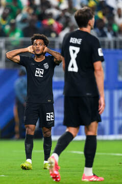 Oscar Bobb of Norway reacts