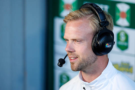 Varbergs tränare Victor Salwén
