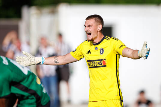 Landskronas målvakt Marcus Pettersson