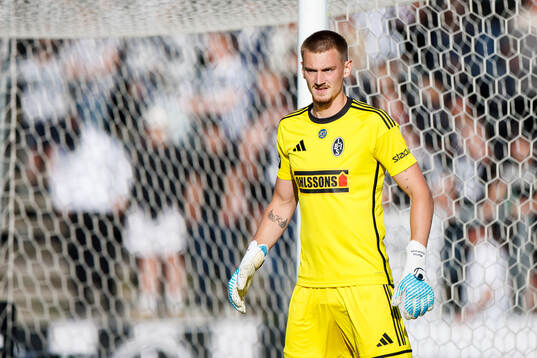 Landskronas målvakt Marcus Pettersson