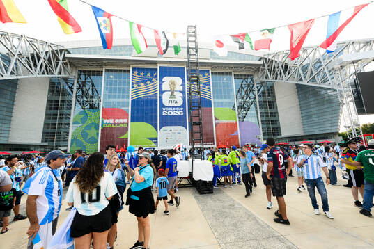 Exterior view of Dallas Stadium