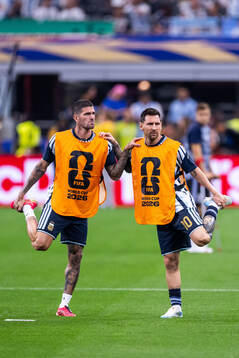 Lionel Messi of Argentina