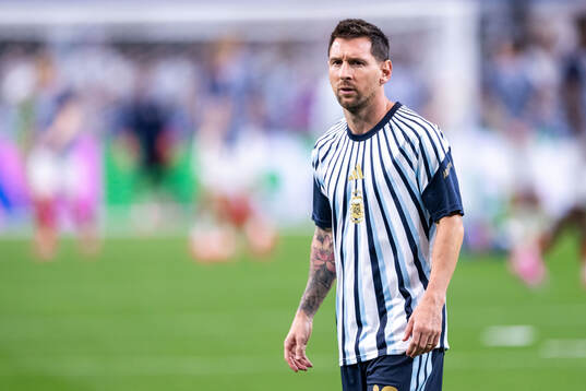 Lionel Messi of Argentina