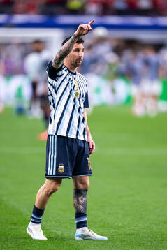 Lionel Messi of Argentina