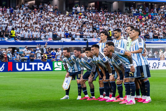 The staring eleven of Argentina