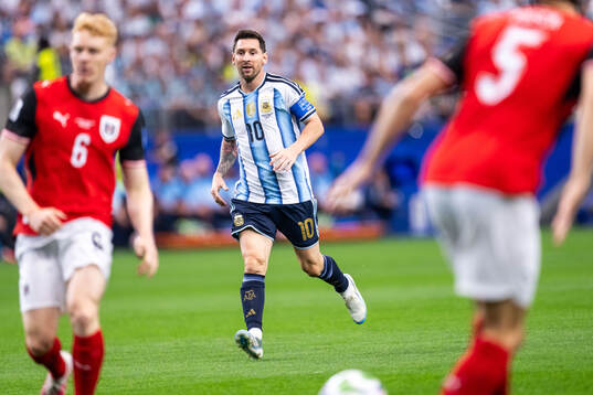 Lionel Messi of Argentina