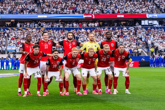 The starting eleven of Austria
