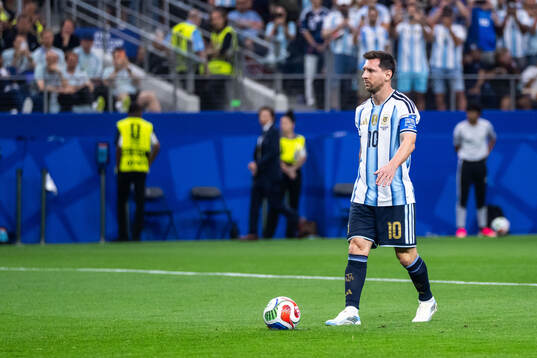 Lionel Messi of Argentina