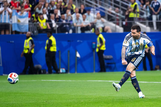Lionel Messi of Argentina