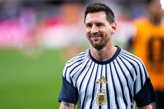 Lionel Messi of Argentina