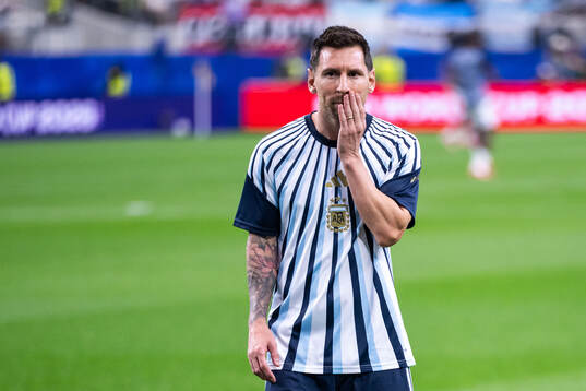 Lionel Messi of Argentina
