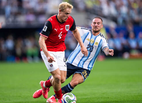 Xaver Schlager of Austria and Alexis Mac Allister of