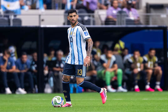 Cristian Romero of Argentina