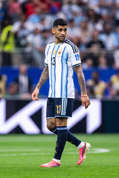 Cristian Romero of Argentina