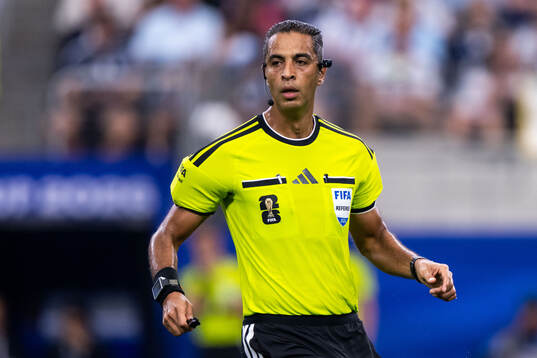 Referee Amin Mohamed Omar