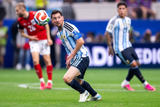 Lionel Messi of Argentina