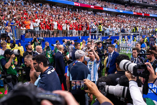 Lionel Messi of Argentina