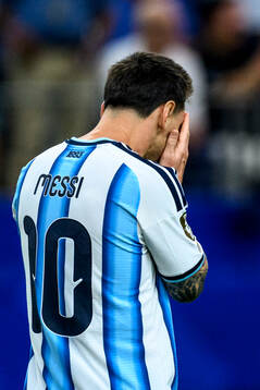 Lionel Messi of Argentina