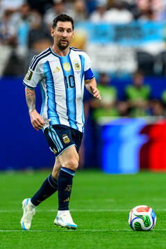 Lionel Messi of Argentina