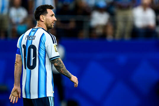 Lionel Messi of Argentina