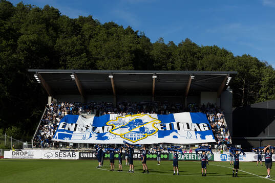 Oddevolds klack med ett Tifo