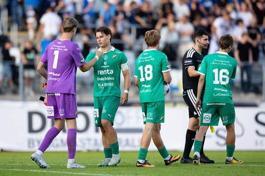 Ljungskiles målvakt Lukas Eriksson, Daniel Lagerlöf, Hugo