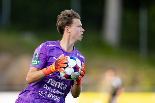 Ljungskiles målvakt Lukas Eriksson