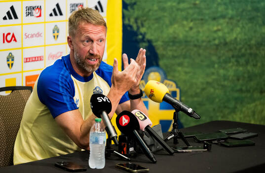 Head coach Graham Potter of the Swedish men's national