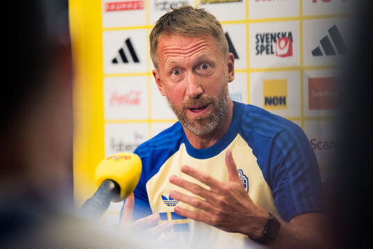 Head coach Graham Potter of the Swedish men's national