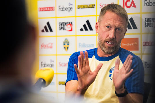 Head coach Graham Potter of the Swedish men's national