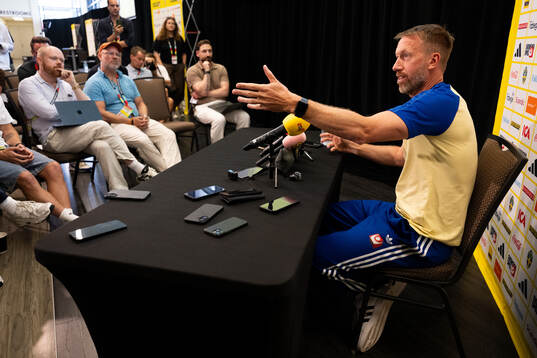 Head coach Graham Potter of the Swedish men's national
