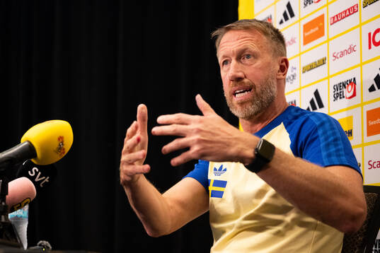 Head coach Graham Potter of the Swedish men's national