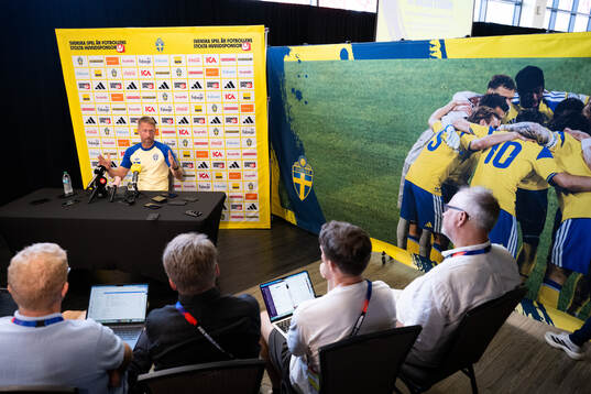 Head coach Graham Potter of the Swedish men's national