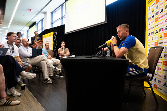 Head coach Graham Potter of the Swedish men's national