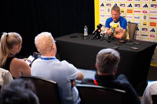 Head coach Graham Potter of the Swedish men's national