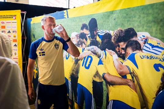 Head coach Graham Potter of the Swedish men's national