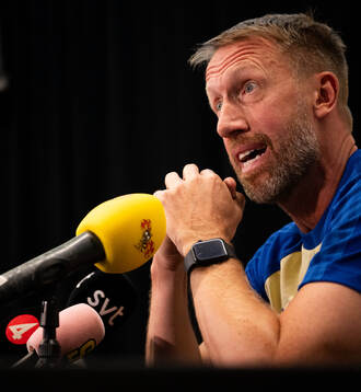 Head coach Graham Potter of the Swedish men's national