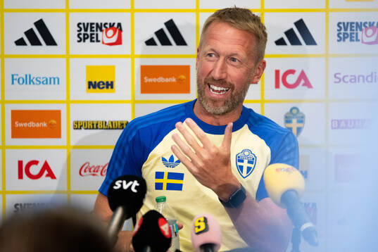 Head coach Graham Potter of the Swedish men's national