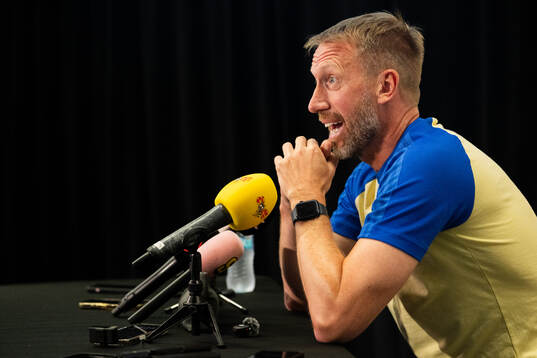 Head coach Graham Potter of the Swedish men's national