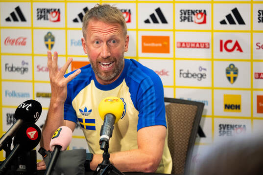Head coach Graham Potter of the Swedish men's national