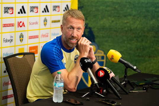 Head coach Graham Potter of the Swedish men's national