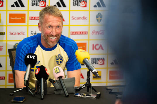 Head coach Graham Potter of the Swedish men's national