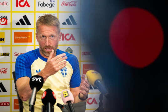 Head coach Graham Potter of the Swedish men's national
