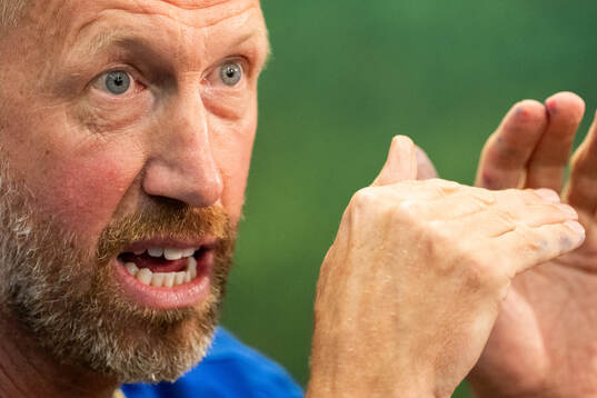 Head coach Graham Potter of the Swedish men's national