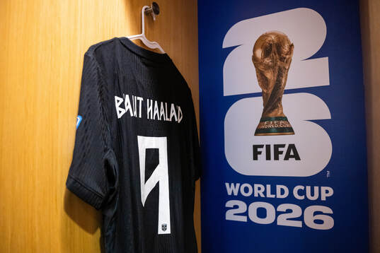 The kit of Erling Braut Haaland of Norway in the dressing