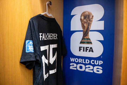 The kit of Henrik Falchener of Norway in the dressing room