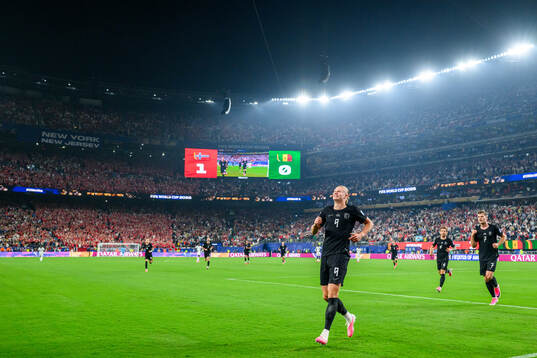 Erling Braut Haaland of Norway celebrates