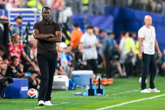 Head coach Pape Bouna Thiaw of Senegal