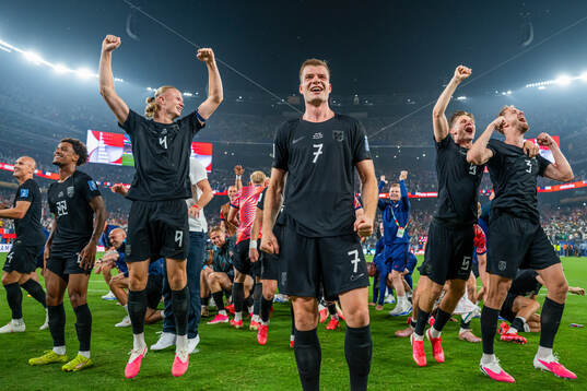 Oscar Bobb, Erling Braut Haaland, Alexander Sørloth, David