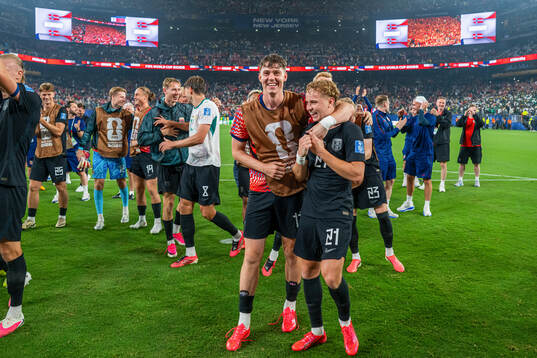 Jørgen Strand Larsen and Andreas Schjelderup of Norway